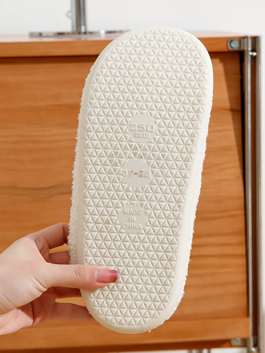 Women's Cute Small Heart Design Slippers Multicolor Winter Home Shoes Romantic Love Comfy Flat Girl Friend Gift Houseshoes