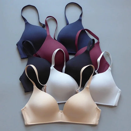 Seamless Bras For Women Push Up Wireless Comfort Intimate Lingerie Female Soft No Steel Ring Bralette Women's Adjustable Straps