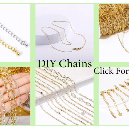 18K Gold Plated Separators For Bead,Spacers Beads For Jewelry Making,Brass Metal Round Beads,DIY Bracelets/Necklace Accessories