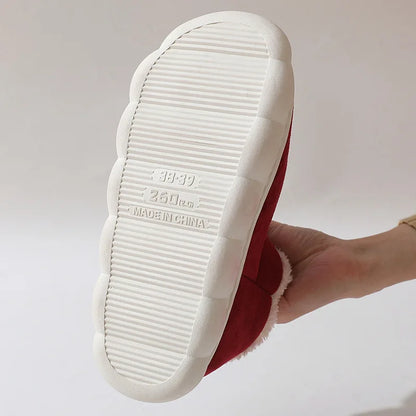 Asgard Classic Plush Slippers For Women Winter 2024 New Outdoor Fluffy Warm Boots Leisure Cotton Shoes Indoor Cozy Home Slides
