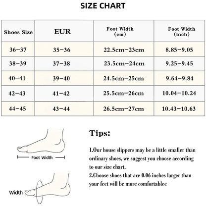 Women Home Slippers Winter Cartoon Cat Slippers Anti Slip Soft Warm Plush Indoor House Slippers Bedroom Couples Floor Shoes