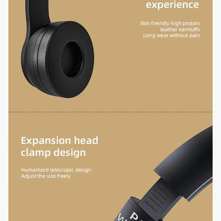 Stereo P47 Headset 5.0 Bluetooth Headset Folding Series Wireless Sports Game Headset