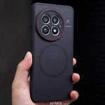 Case For OnePlus 13 13R ACE5 Pro Luxury Matte Magnet Magsafe Back Cover For OnePlus 13 Wireless Charging Bumper Funda