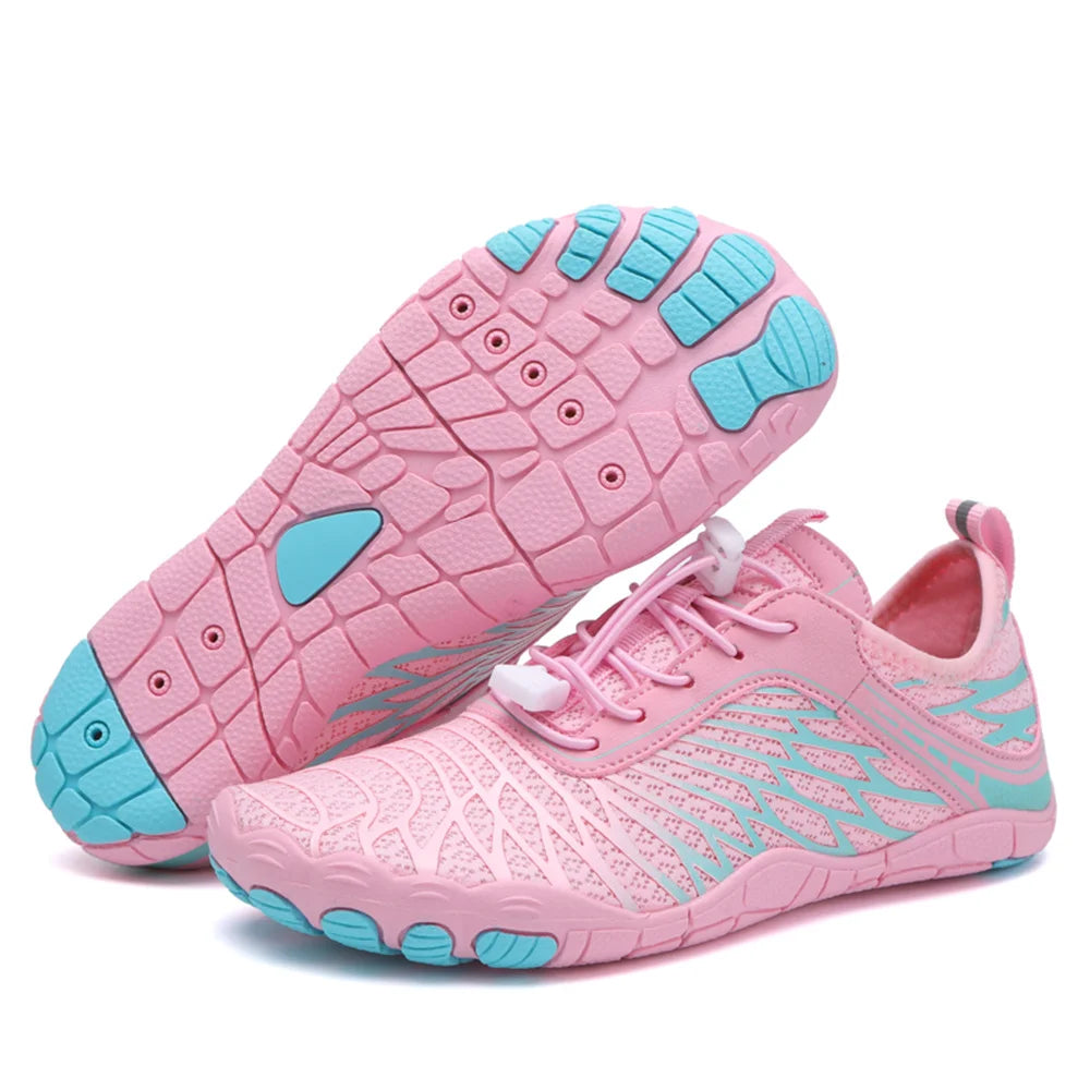 Aqua Shoes For Women Men Barefoot Water Shoes Anti-Slip Quick-Drying Outdoor Beach Upstream Wading Swimming Shoe Sneakers Unisex