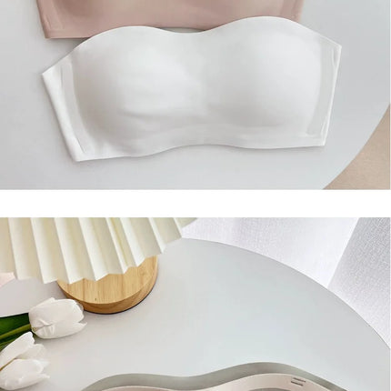 Sexy Seamless Tube Top Bra Invisible strapless Bras Women Underwear thin Non slip Push up Bralette Wireless Female Lingerie