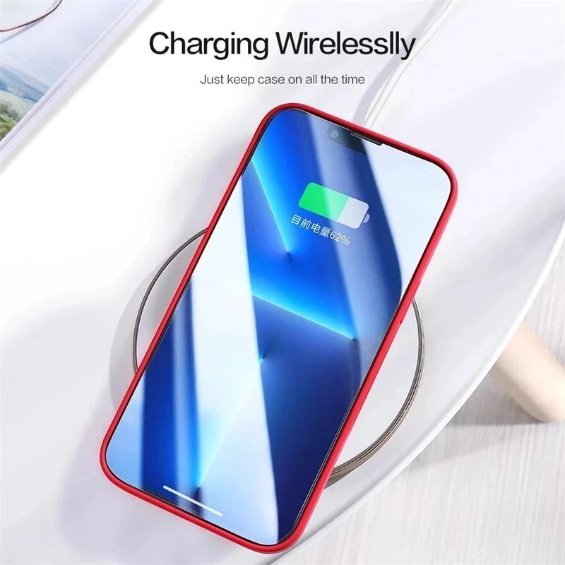 Original For iPhone 15 14 13 12 11 Pro Max Mini Case Liquid Silicone Soft Cover XR X XS 8 Plus Shockproof Protective Phone Cases