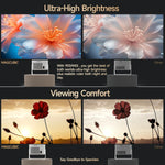 Magcubic Auto Focus Android14 4K Projector 900ANSI 8K Native 1080P HY350Max With Wifi6 BT5.4 16G Allwinner H726 Portable Outdoor