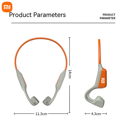 XIAOMI Neckband I18PRO Bluetooth 5.3 Headphones Bone Conduction Sport Earbuds HiFi Sound TWS Earphones Wireless Headest With Mic