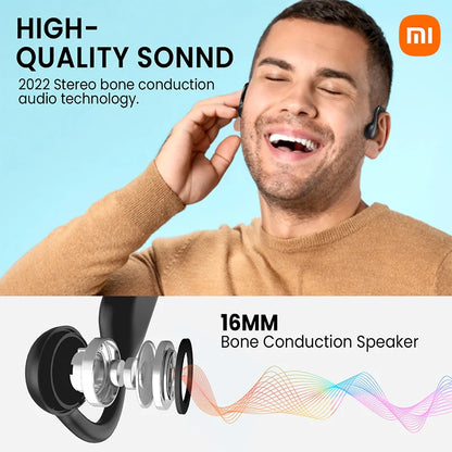 Xiaomi A18 Bone Conduction Earbuds Neckband Wireless Bluetooth 5.3 TWS Over Ear Earphone IP56 Waterproof Sport Headset With Mic