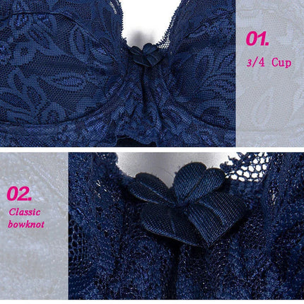 Women's Lace Underwire Push Up Bra Sexy Underwear Bras For Women Bralette Lace Bra Lingerie Intimates Bh Soutien Gorge