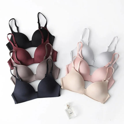 Seamless Bras For Women Push Up Wireless Comfort Intimate Lingerie Female Soft No Steel Ring Bralette Women's Adjustable Straps