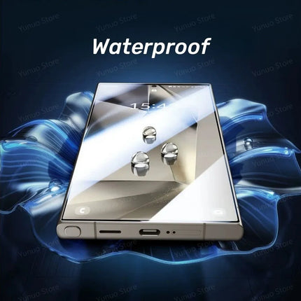 4PCS  For Samsung Galaxy S24 S23 S22 Tempered Glass S21 S20FE S24+ S23Plus Screen Protector Clear Protective Film On Samsung S24