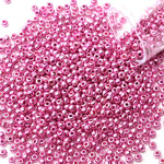 12Grams/Tube 2mm Metallic Seed Beads Japanese Round Glass Seedbeads For DIY Needlework Dress Adornment Sewing 1200pcs