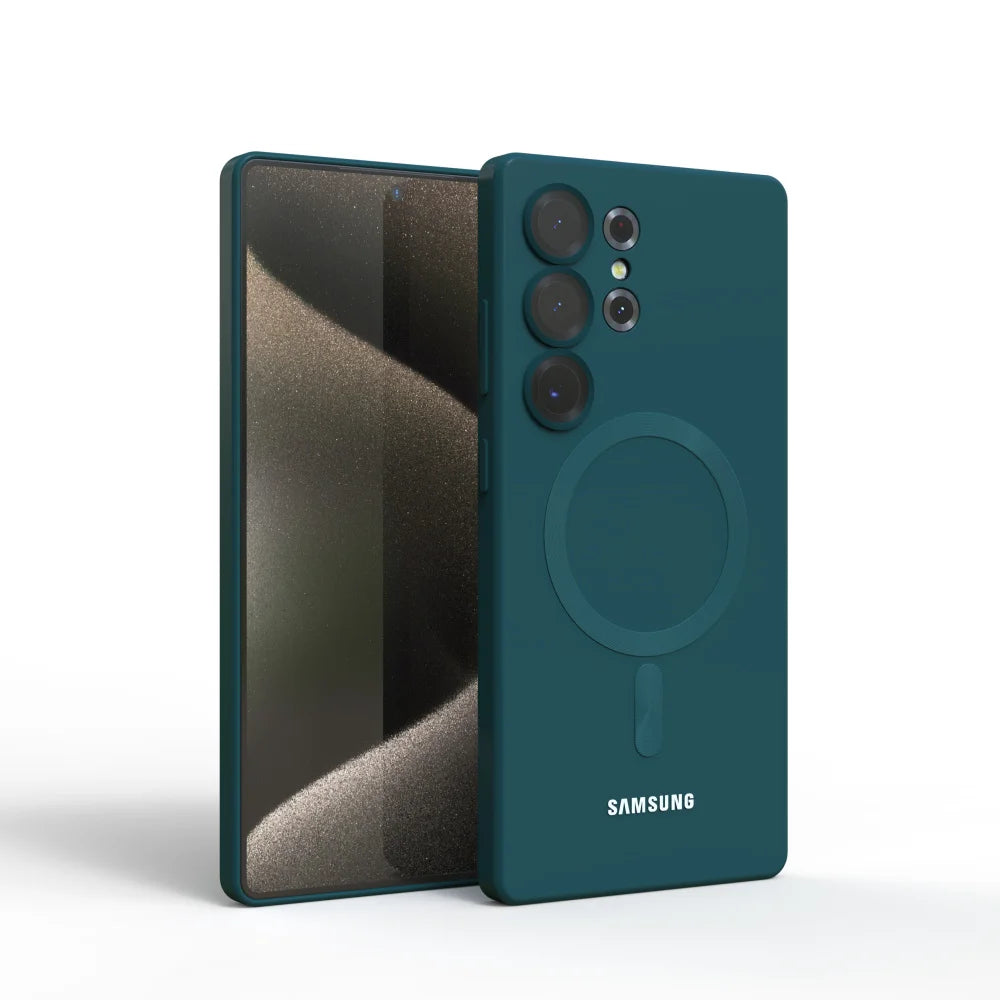 Soft Silicone Case For  Galaxy S25 Ultra S25 Plus S25Ultra S21 FE S23 S24 With Camera Lens Full Covers