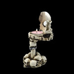 Spooky Tealight Candle Holder Halloween Decorations Horror Skeleton Candle Holders Resin Candlestick Gothic Style Home Decor