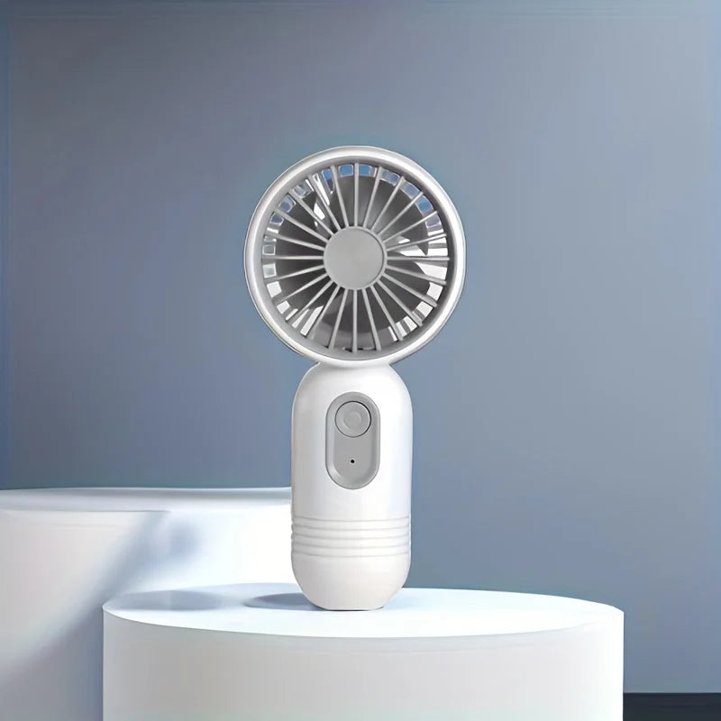 1PC USB Mini Rechargeable Portable Fan with 3 Speeds, Handheld Fan for Gift Choice, Perfect For Office, Outdoor, Travel, Camping