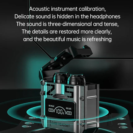 M25 TWS Wireless Headphones Earphones Bluetooth Touch Control Noise Reduction Stereo Waterproof Earbuds Headsets With Microphone