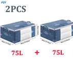 2PCS Blue 75L
