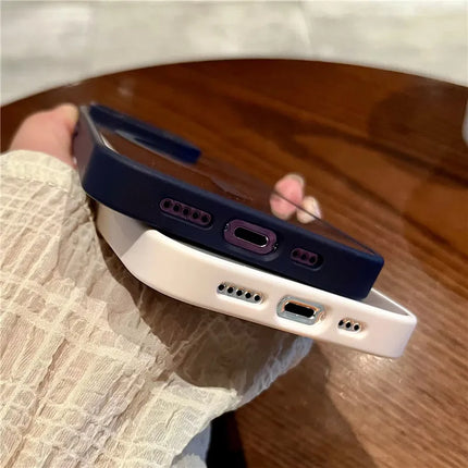 Luxury Magnetic Wireless Charge For Magsafe Case for iPhone 16 15 14 Plus 13 12 11 Pro Max Shockproof Transparent Bumper Cover