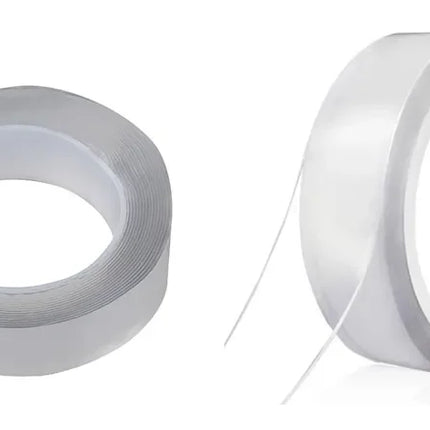 3M Nano Tape Double Sided Tape Transparent Reusable Waterproof Adhesive Tapes Cleanable Kitchen Bathroom Supplies Tapes