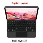 Magic Keyboard for iPad 11th 10th Generation Case 2025 iPad A16 11th 11" A3354 A3355 A3356 A2696 Smart Magnetic Book Cover Folio