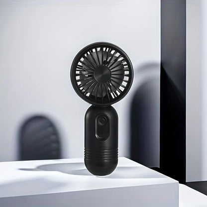 1PC USB Mini Rechargeable Portable Fan with 3 Speeds, Handheld Fan for Gift Choice, Perfect For Office, Outdoor, Travel, Camping