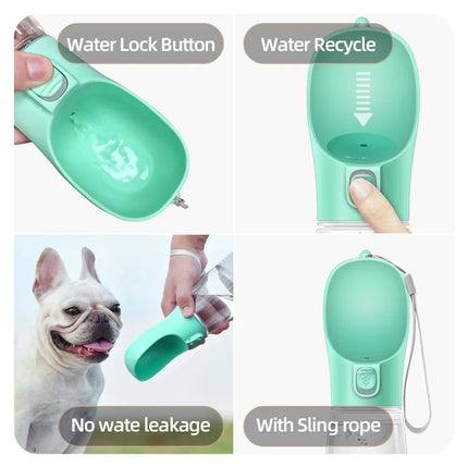 Dog Water Bottle For Small Large Dogs Cat Portable Puppy Cup Outdoor Travel Leak Proof Drinking German Shepherd Pet Supplies