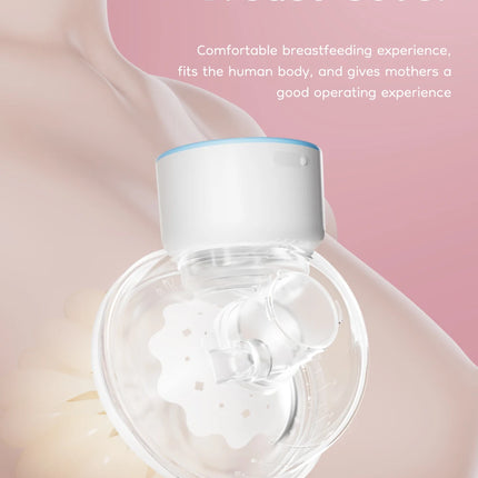 MAMIJOY Wearable Electric Breast Pumps 4 Modes 12 Levels Portable Hands Free Breast Pump Silent Comfort With 19/24mm Flange EB26