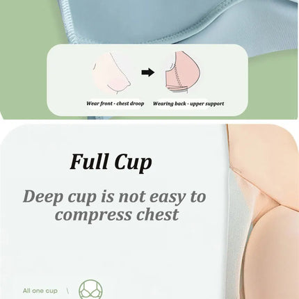 Women Sexy Bra Full Cup Brassiere Female U Back Underwear Lace Splicing Pespective Bralette V Neck Intimates Lingerie Large Size