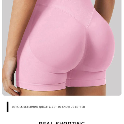 4.5'' Impact Shorts Seamless Low Ribbed Waistband Gym Shorts Scrunch Bum Yoga Shorts Booty High Stretch Running Bike Shorts