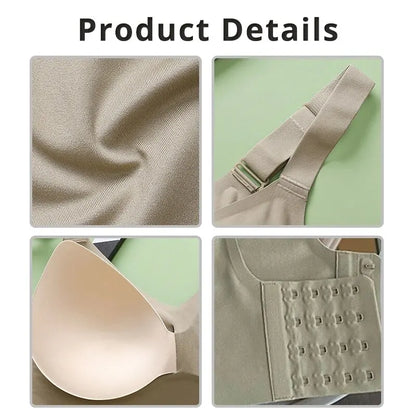 Traceless One Piece Bra No Steel Ring Gathered Underwear Lateral Collection of Accessory Breasts Anti Sagging Comfortable Bra