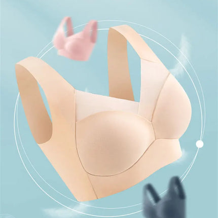 5PCS/Set Women Sexy Bras Full Cup Sports Top Soft Seamless Brassiere Lace Sexy Lingerie V Neck Intimates Underwear Plus Size Bra