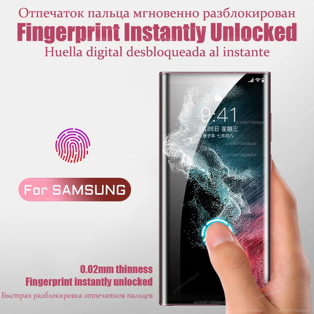 For Samsung Galaxy S24 S23 S22 S21 S20 Plus Ultra Screen Protector Note 20 10 9 S10 S9 Lite FE S10E A55 A35 A54 A34 A15 5G Film