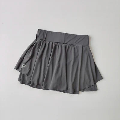 Sports Skirt Fake Two-Piece Running Skirt Womensummer Quick Drying Hip Covering Light Proof Breathable Tennis Yoga Skirt Pants