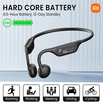 Xiaomi A18 Bone Conduction Earbuds Neckband Wireless Bluetooth 5.3 TWS Over Ear Earphone IP56 Waterproof Sport Headset With Mic