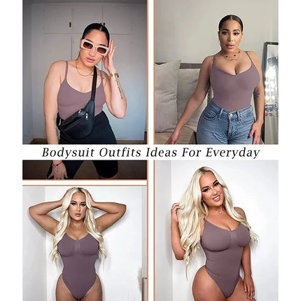 Shapewear Bodysuit Thong Fajas Colombianas Body Shaper Women Seamless Tummy Control Slimming Sheath Flat Belly for Underwear