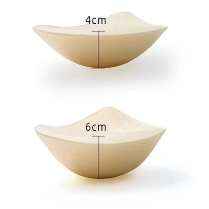 1Pair Thick Latex Bra Pads Push Up Breast Enhancer Removeable Bra Padding Inserts Cups For Women's Bras Swimsuit Bikini Padding