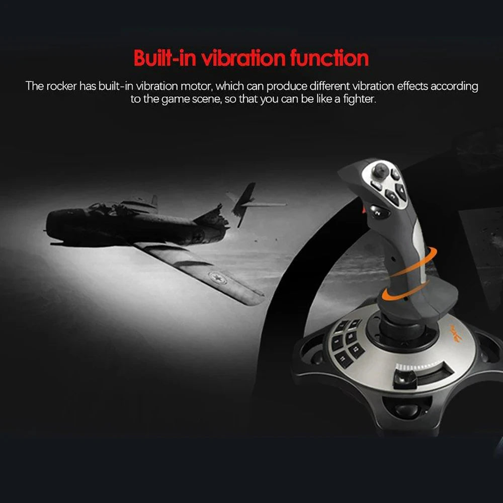 Flight Simulator Gamepad Controller PC Flight Simulation Cockpit Stick for PC/Desktop Game Accessories