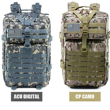 QT&QY 30/50L Tactical Backpacks Man Traveling Bags Survival Outdoor 3P Assault Pack EDC Molle Pack hiking Trekking Hunting Bag