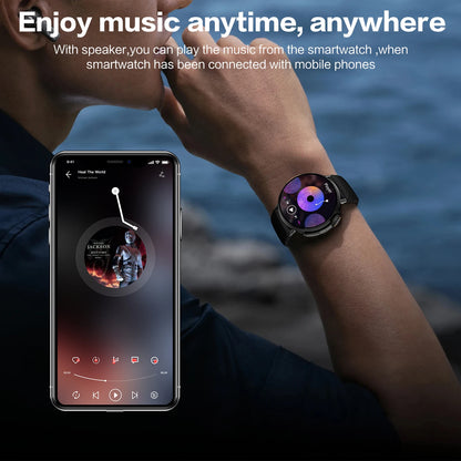 1.52 inch Bluetooth Call Smart Watch Men Sports Fitness Tracker Heart Rate Monitor Music Playback Smartwatch For Android IOS