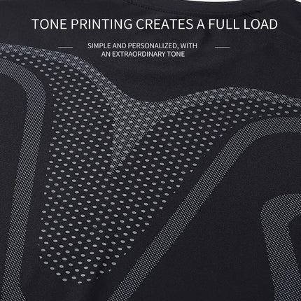 Quick Drying Tight Fitting Suit For Men'S Long Sleeved Sports Cycling Top, Running, Fitness, Football Training, Basketball Shirt