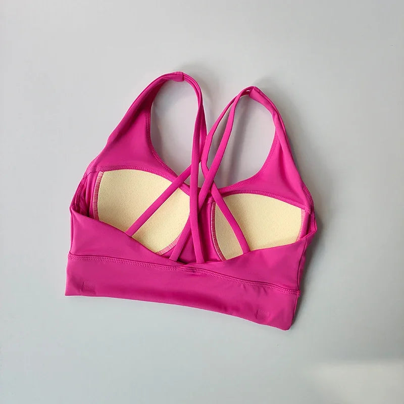 Yoga Suit Women High-end Sports Bras Leggings Slimming Hip Lifting Sports Fitness Bras and Leggings Tank Top Breathable Set