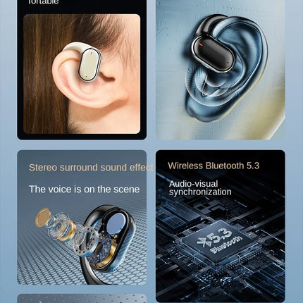 Original X91 OWS Earhook Earphones Bluetooth 5.3 Low Latency Gaming Sport Headset HiFi Stereo Noise Reduction Earbuds