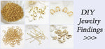 18K Gold Plated Brass Spacer Beads For Jewelry Making Materials,Separators For Beads, Striped Cut Flower Beads For Needlework