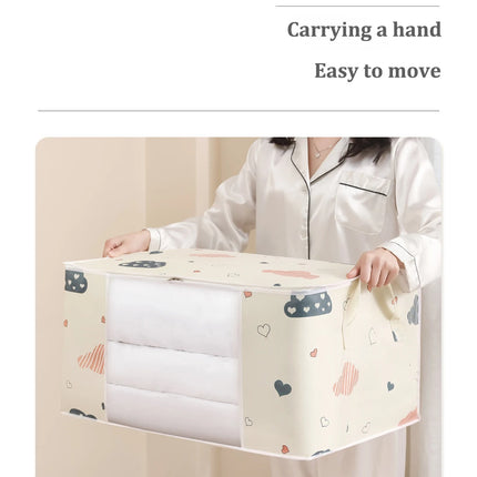 Big Capacity Storage Bag 4/2/1PCS Quilt Clothes Moisture Dust Proof Proof Organizer Duvet Blanket Sorting Bags Luggage Bag