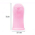Super Soft Dog Toothbrushes Cleaning Finger Brush For Dog and Cat Grooming Nontoxic  Teethbrush  Dental Care Pet Products