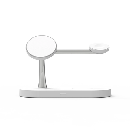 3 in 1 Wireless Charger Stand Magnetic For iPhone 12 13 14 15 Fast Charging Station for Apple Watch 9 8 7 6 5 Airpods 2 3 Pro