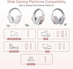 Redragon H510 Zeus White Wired Gaming Headset - 7.1 Surround Sound Memory Foam Ear Pads 53MM Drivers