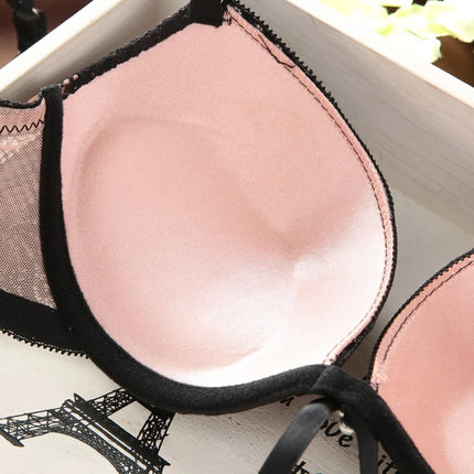 Women Sexy Lingerie Set Fashion Lace Lingerie Sets For Ladies Soild Color Bra Comfortable Intimates Underwear Suit Female