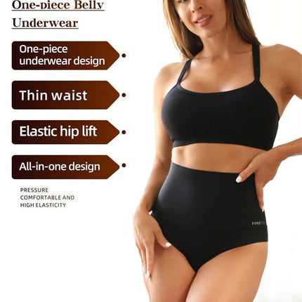 3PCS/Set Women High Rise Seamless Shapewear Bodysuit Ice Silk Tummy Control Butt Lifter Briefs Female Slimming Soft Underwear
